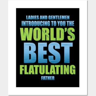 World Best Fluctuating Father, Happy Fathers Day, Best Dad, Best Dad Ever, Fathers Day Gift, Fathers Day, World Best Farting Dad, Funny Dad Gift Idea, Posters and Art